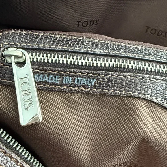 Tod's G-Line Easy Sacca Coated Canvas Tote Bag in Brown Bronze - Picture 4 of 16